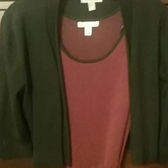 Beautiful burgundy and black dress - Picture 2 of 4